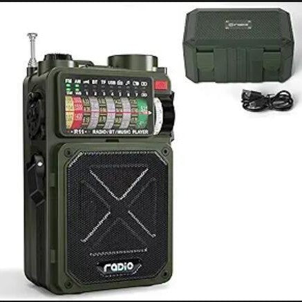 R11 Radio Emergency Hand Power Generation Solar Charging Wireless