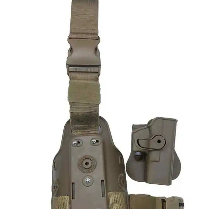 Hanging Outdoors Leg Tactical Waist Plate Quick Pull Plastic Holster
